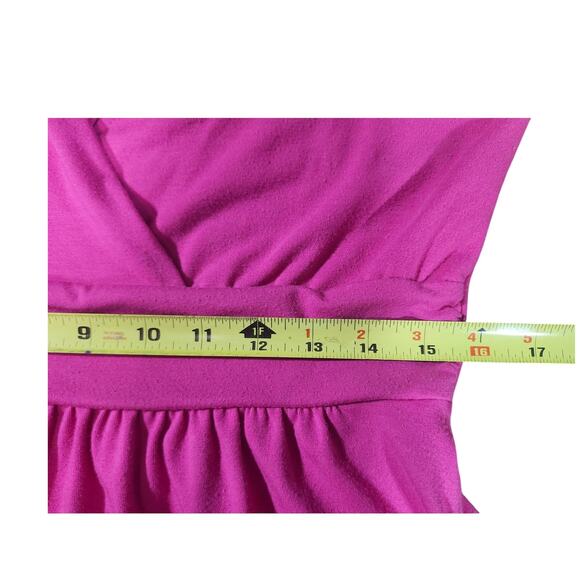 Old Navy Pink Maternity Knee Length Barbie Tank Dress M Stretch Casual Preppy - Picture 3 of 8